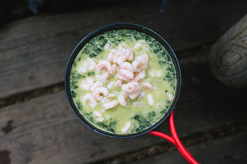 Yuka - Velouté d'épinards au lait de coco & pois chiches grillés