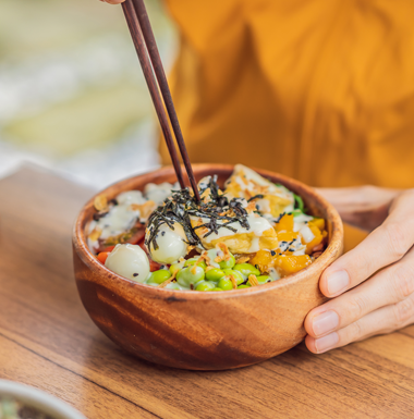 Poké bowl au crabe extra Impérial.