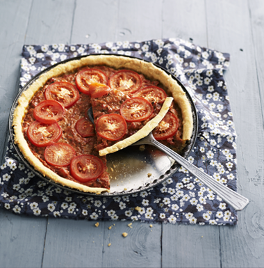 Quiche aux tomates et au thon