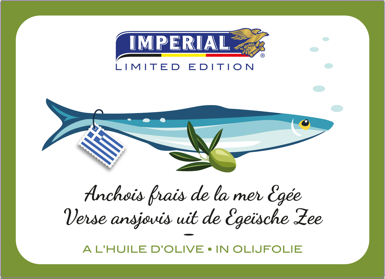 Verse ansjovis uit de Egeïsche Zee - in olijfolie