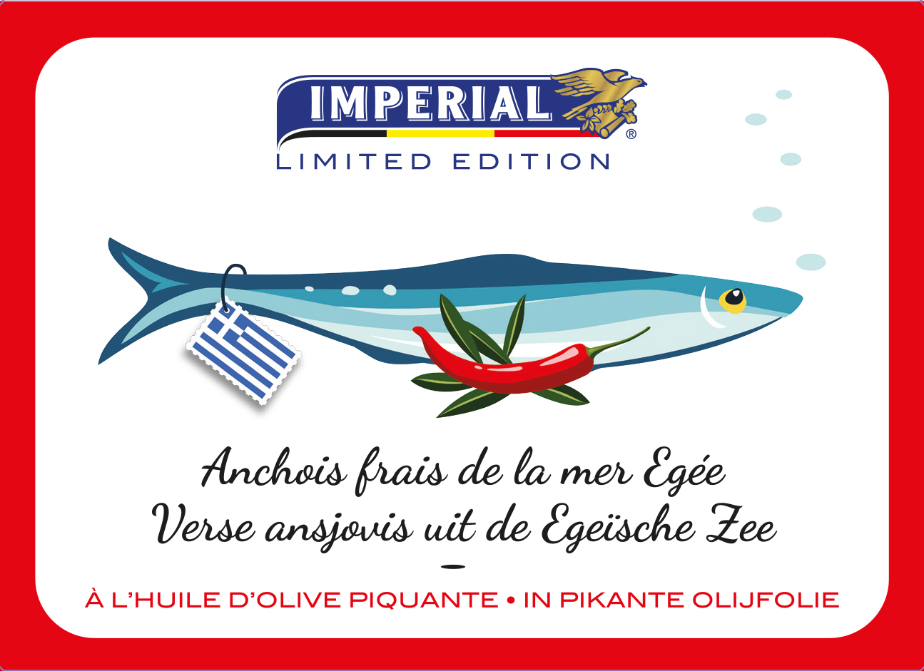 Verse ansjovis uit de Egeïsche Zee - in pikante olijfolie